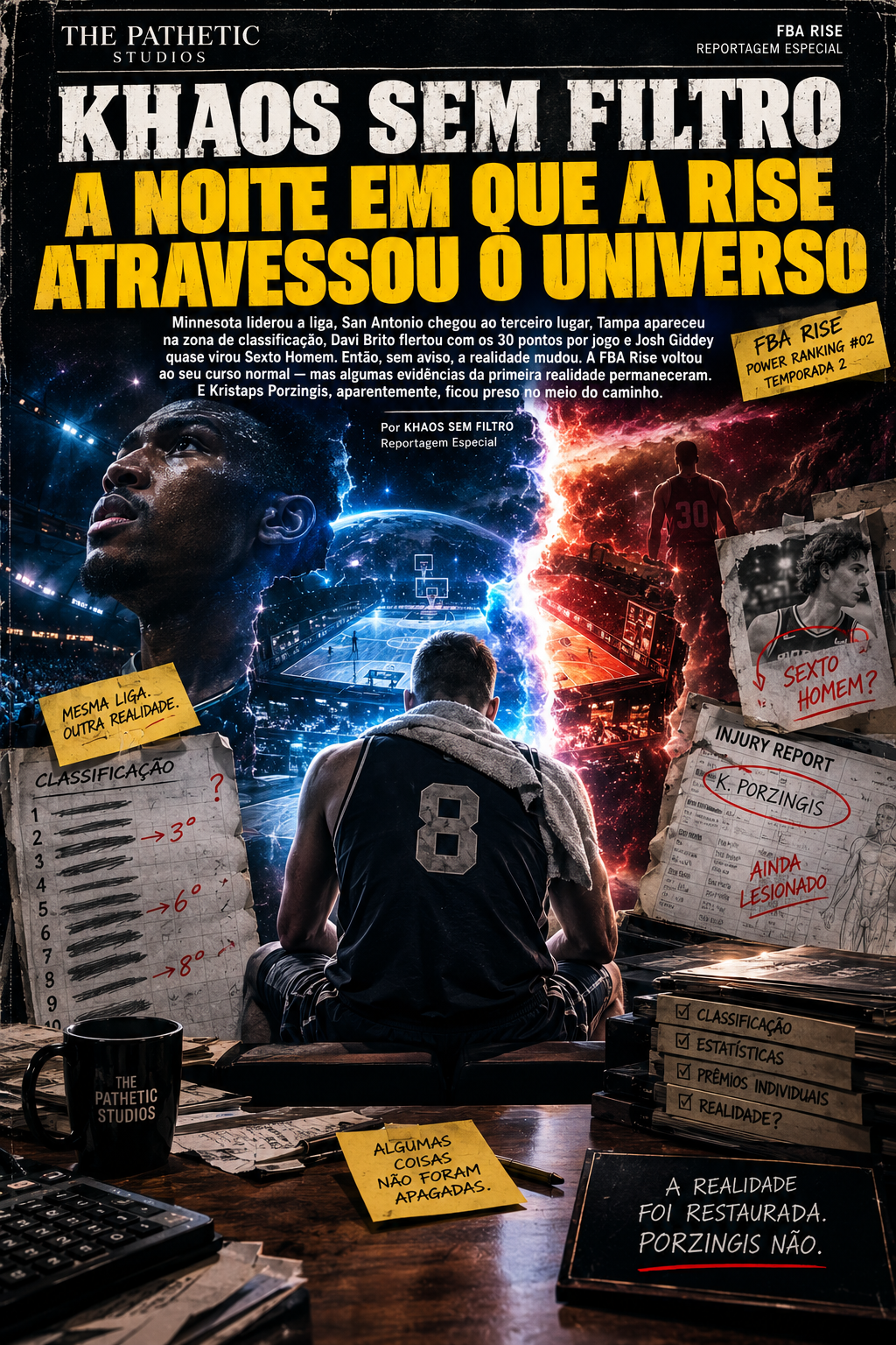 Rise paralela: o dia em quem devia chorar sorriu, e quem devia sorrir ficou confuso.