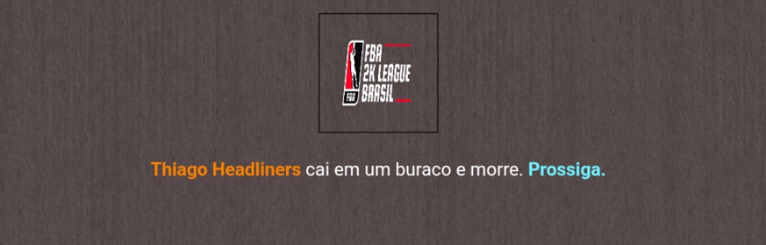 Morreu Thiago.